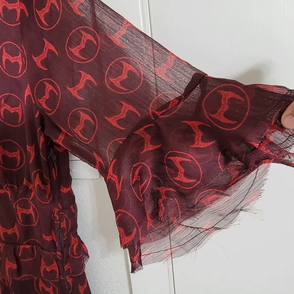 Marvel Scarlet Witch Crowns Allover Print Dress - BoxLunch Exclusive - Picture 7 of 9